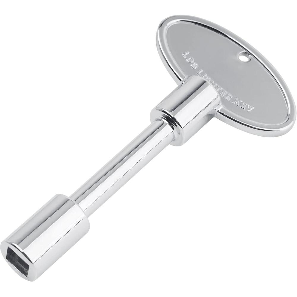 Stanbroil Universal 8-Inch Gas Valve Key, Fits 1/4″ and 5/16″ Turn Ball Valve, Antique Copper(Polished Chrome)