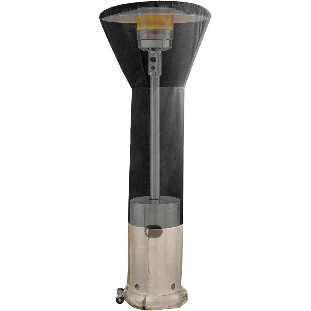 Stanbroil Patio Heater Cover, Full Coverage Outdoor Heater Cover with Zipper and Drawstring for Standing Patio Heater (95 H x 34″ D x 18-1/2″ Base)(Stand: 34″D x 18-1/2″D x 95″H)