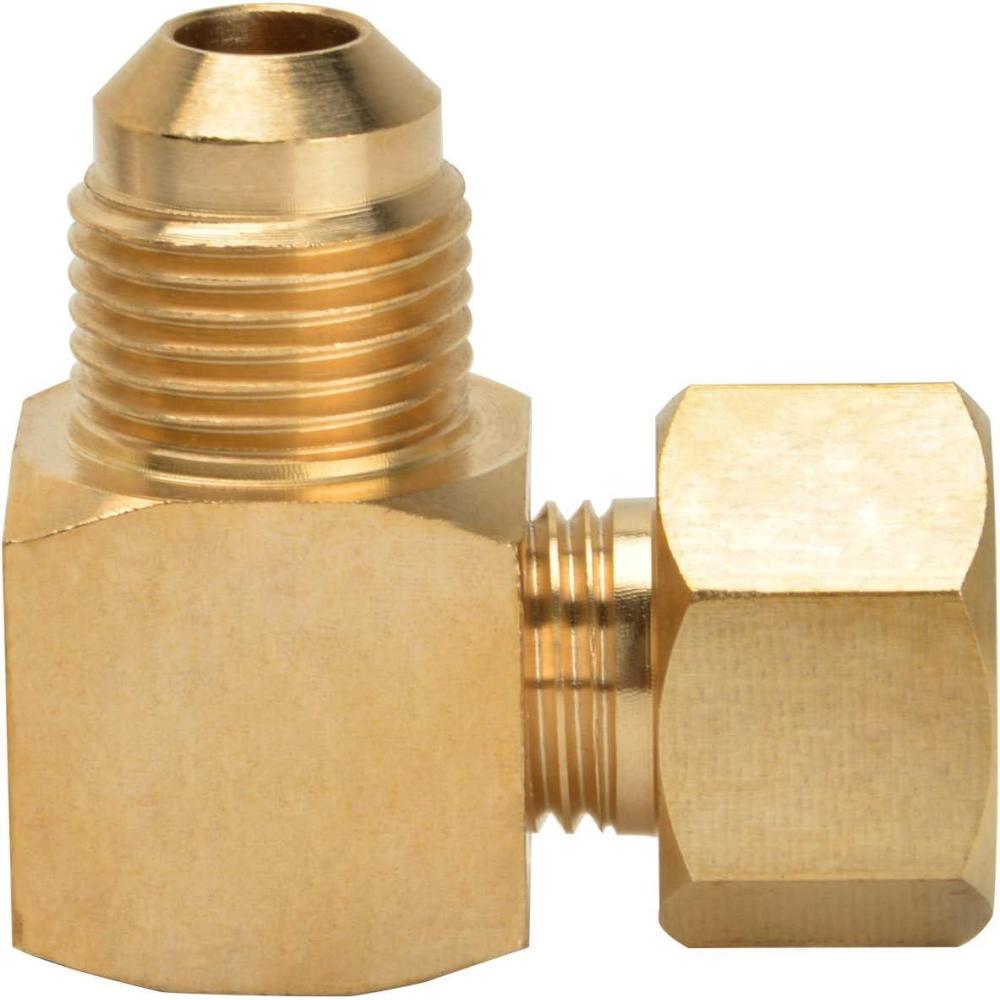 Stanbroil 90° Elbow Connector Replacement for Olympian Low Pressure Gas Fired Heaters – 3/8″ Female Flare x 3/8″ Male Flare