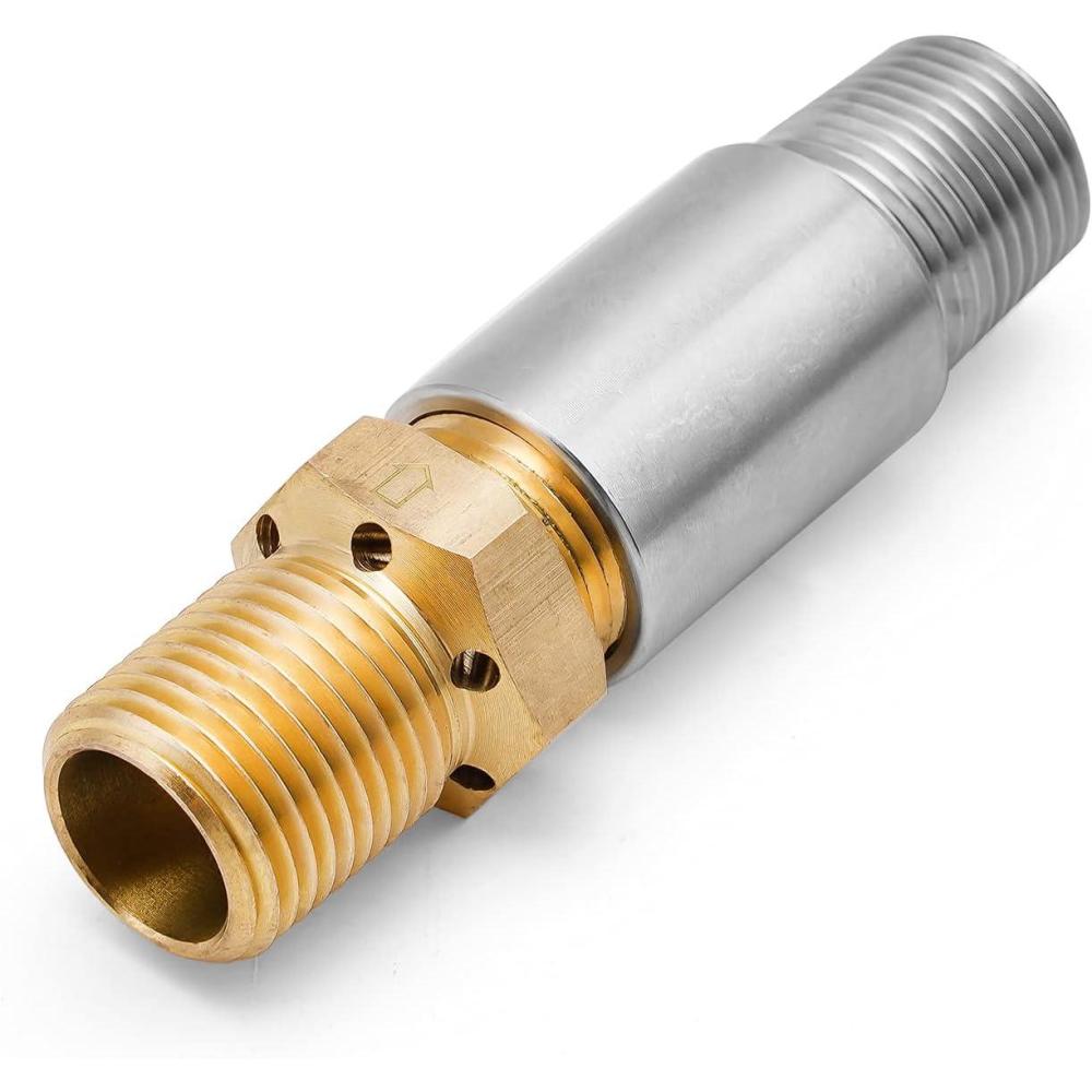 Stanbroil Liquid Propane Fire Pits 1/2″ Air Mixer Valve – High Capacity 90K BTU Stainless Steel(Stainless Steel)