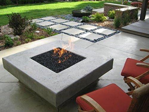 Stanbroil 12 Inch Round Fire Pit Burner Ring for Natural Gas & Propane – Black Steel for Indoor & Outdoor Fireplace, BTU 92,000 Max(Round 30″)