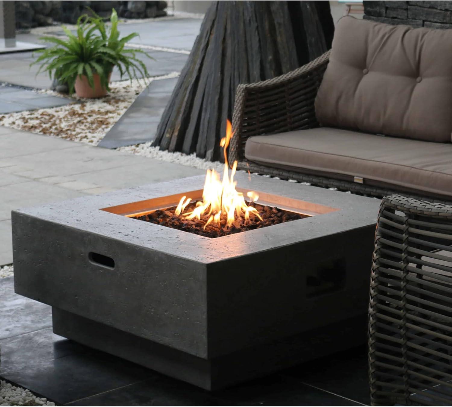 Stanbroil 24 Inch Round Fire Pit Burner Ring for Natural Gas & Propane Fire Pit Fireplace – 304 Stainless Steel Fire Pit Burner for Indoor & Outdoor, BTU 296,000 Max(Round 24 inch)