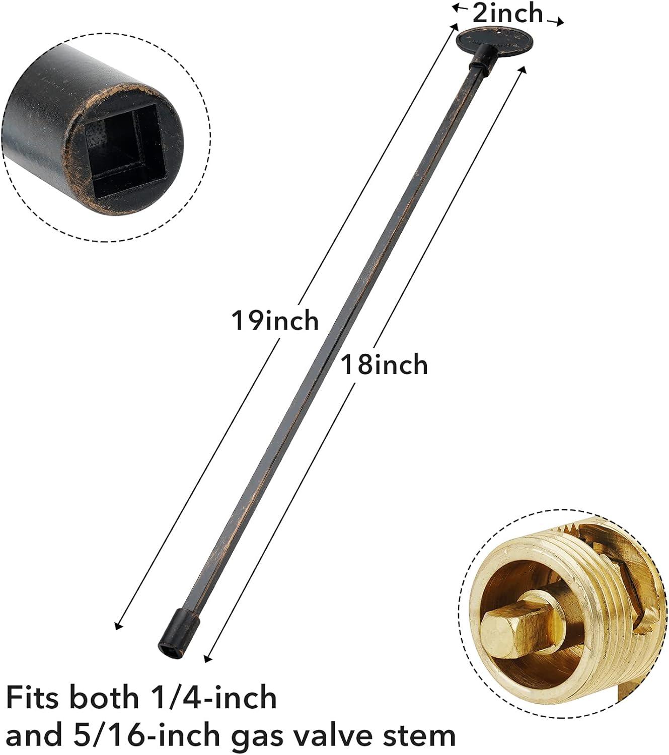 Stanbroil Universal 8-Inch Gas Valve Key, Fits 1/4″ and 5/16″ Turn Ball Valve, Antique Copper(Antique Copper)