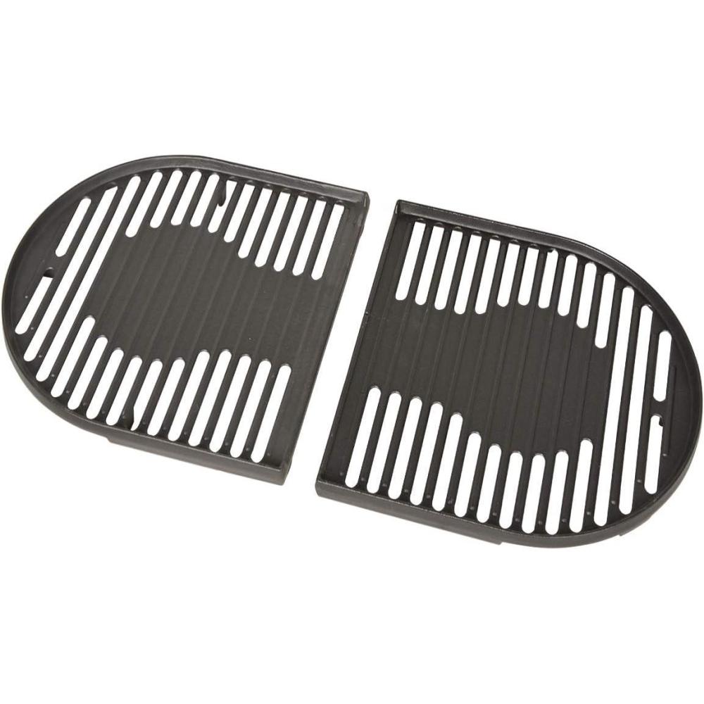 Stanbroil Solid Rod Stainless Steel Grill Cooking Grates Replacement parts for Coleman Roadtrip Swaptop Grills LX LXE LXX, 2 Pack(Cast Iron)