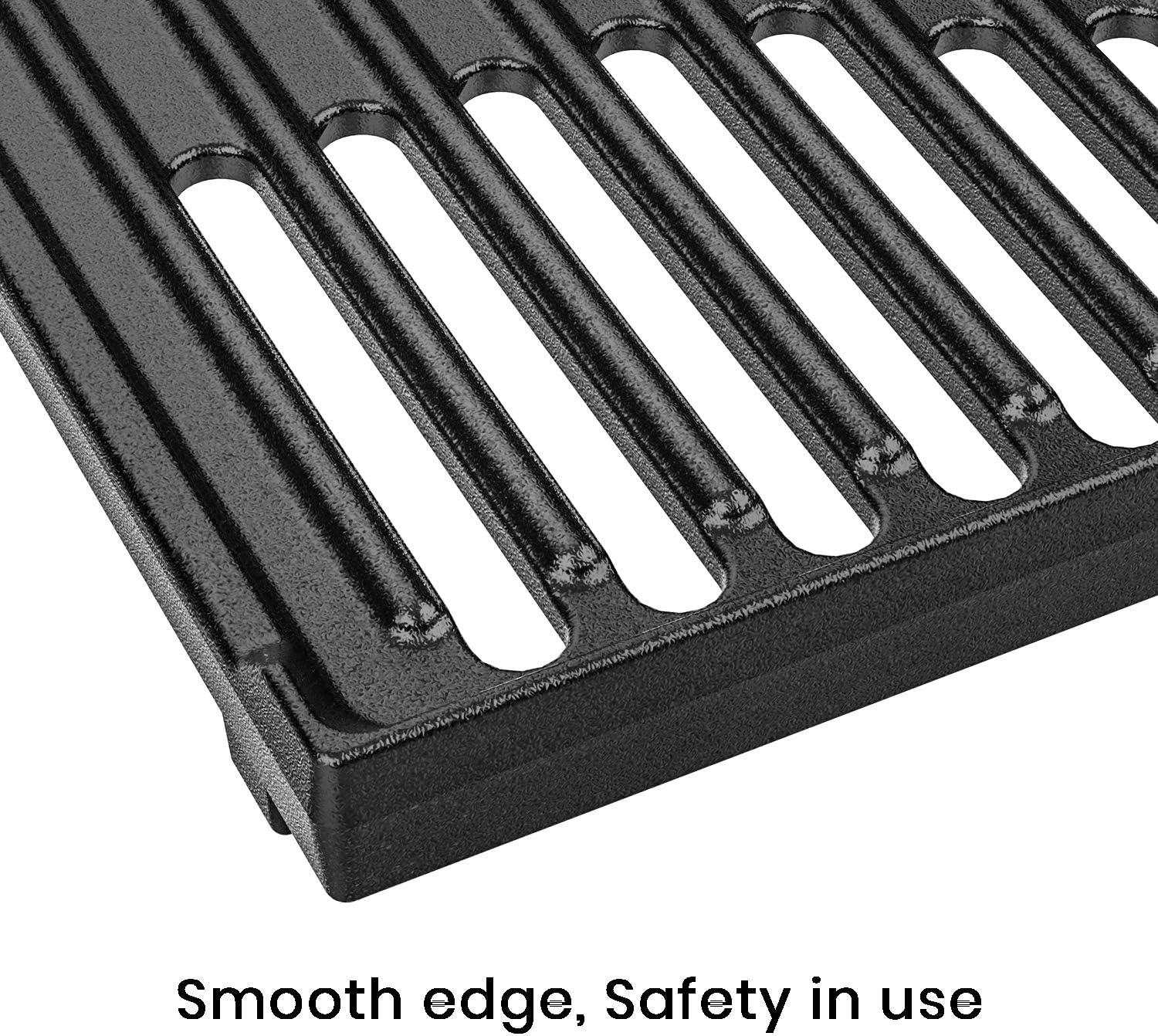 Stanbroil Solid Rod Stainless Steel Grill Cooking Grates Replacement parts for Coleman Roadtrip Swaptop Grills LX LXE LXX, 2 Pack(Cast Iron)