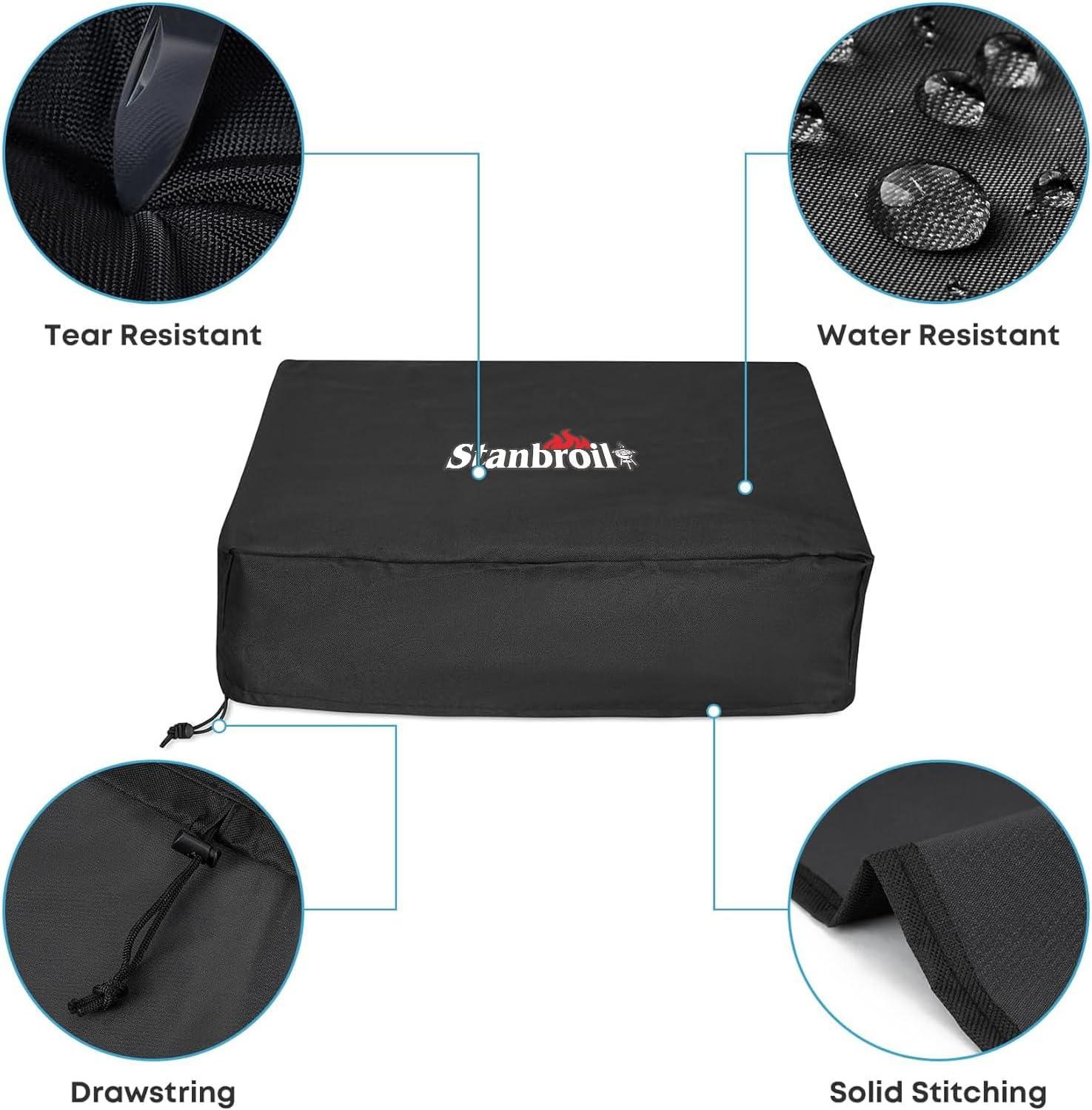 Stanbroil 36 inch Griddle Cover for Blackstone 4 Burner Grills, 600D Heavy Duty Waterproof Canvas Flat Top Gas Grill Cover for Blackstone 36″ Griddle Cooking Station(22 Inch)