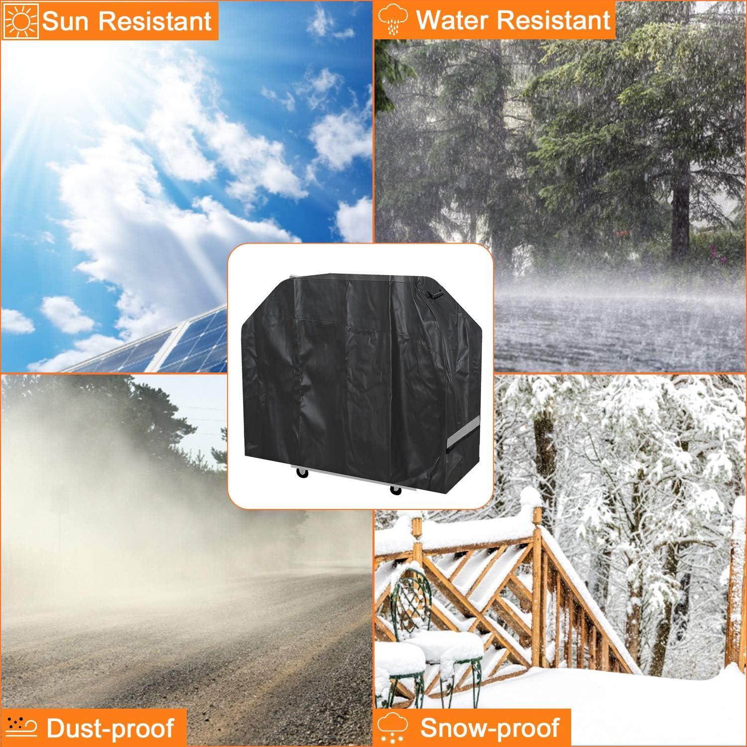 Stanbroil BBQ Grill Cover Fits Weber Genesis & Genesis II Gas Grill Models E 310, E 330, E 410, EP 310, EP 330, S 310 and S 330,Large,Black