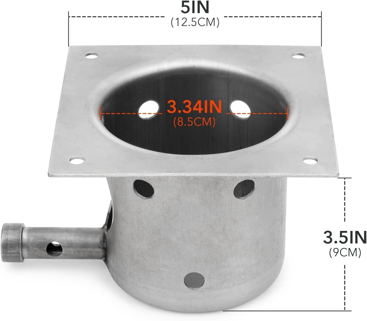 Stanbroil Fire Burn Pot Compatible with Traeger Grill and Most Pit Boss Grills