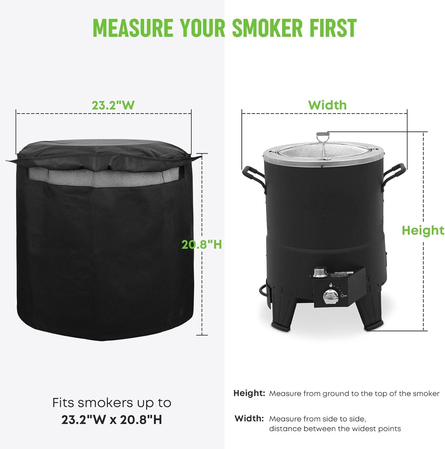 Stanbroil Cover for Char-Broil’s The Big Easy Oil-Less Turkey Fryer, Heavy Duty Waterproof Dome Smoker Cover