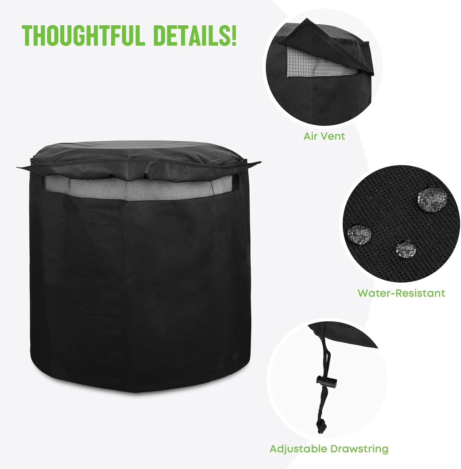 Stanbroil Cover for Char-Broil’s The Big Easy Oil-Less Turkey Fryer, Heavy Duty Waterproof Dome Smoker Cover