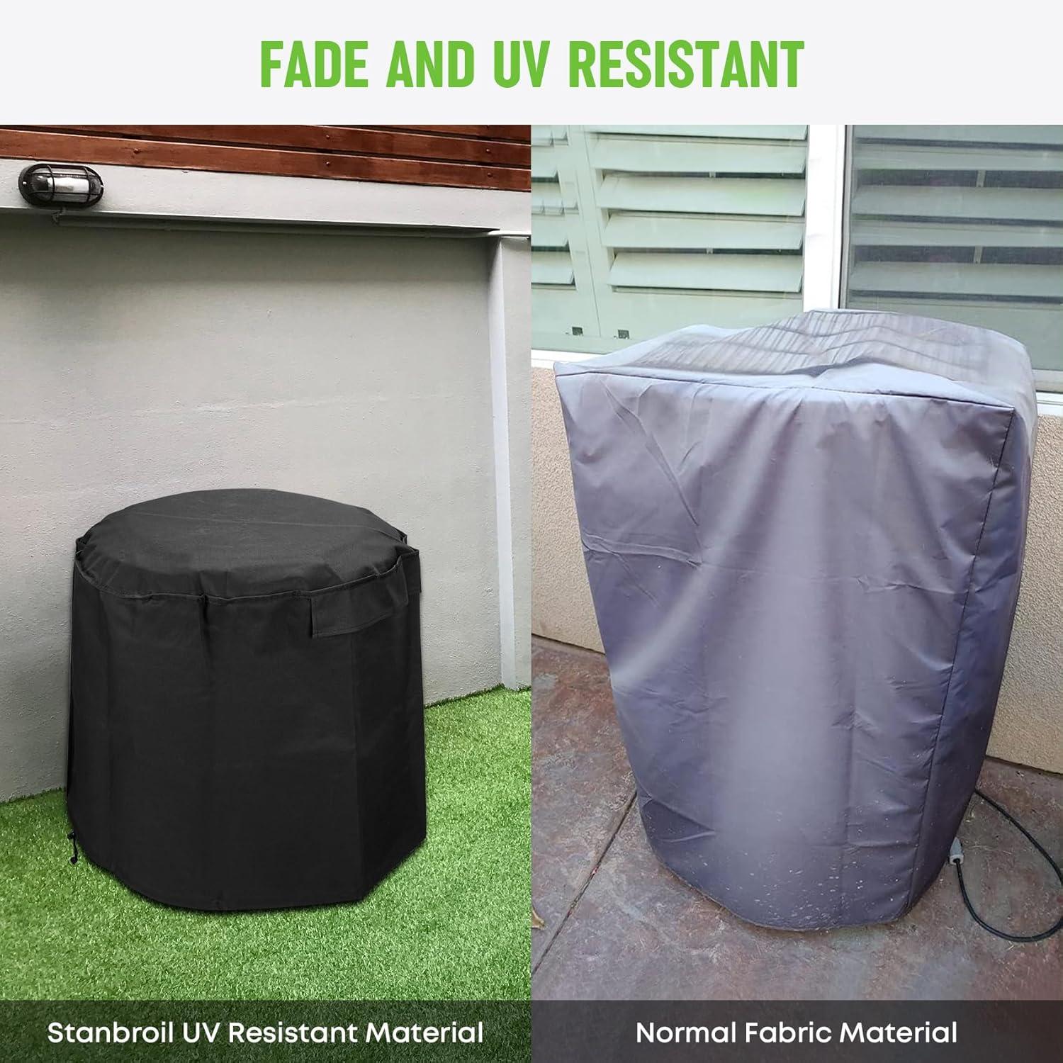 Stanbroil Cover for Char-Broil’s The Big Easy Oil-Less Turkey Fryer, Heavy Duty Waterproof Dome Smoker Cover