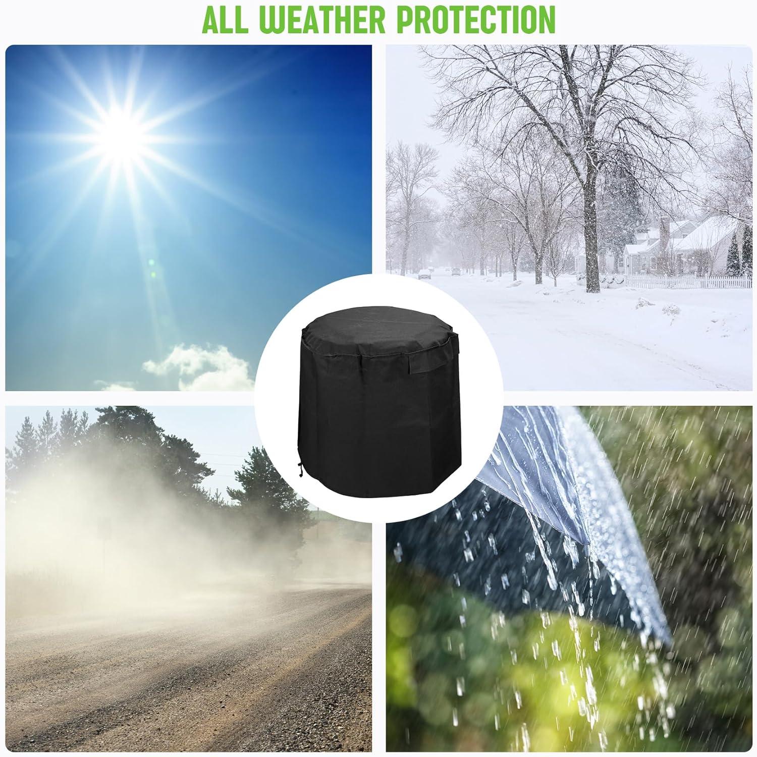 Stanbroil Cover for Char-Broil’s The Big Easy Oil-Less Turkey Fryer, Heavy Duty Waterproof Dome Smoker Cover