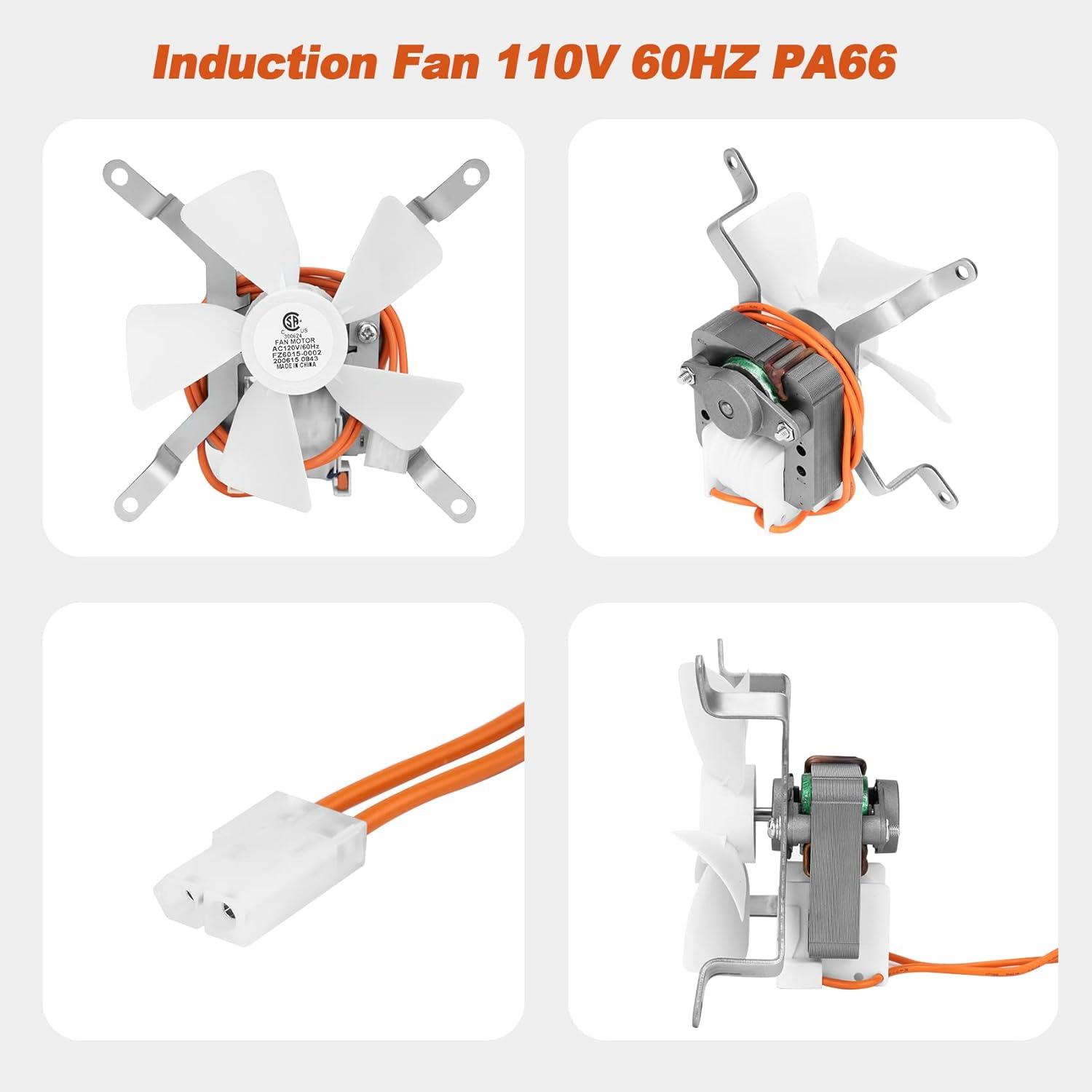 Stanbroil Draft Inducer Fan Kit/Induction Fan Kit for Camp Chef Wood Pellet Grills Replacement Parts, White