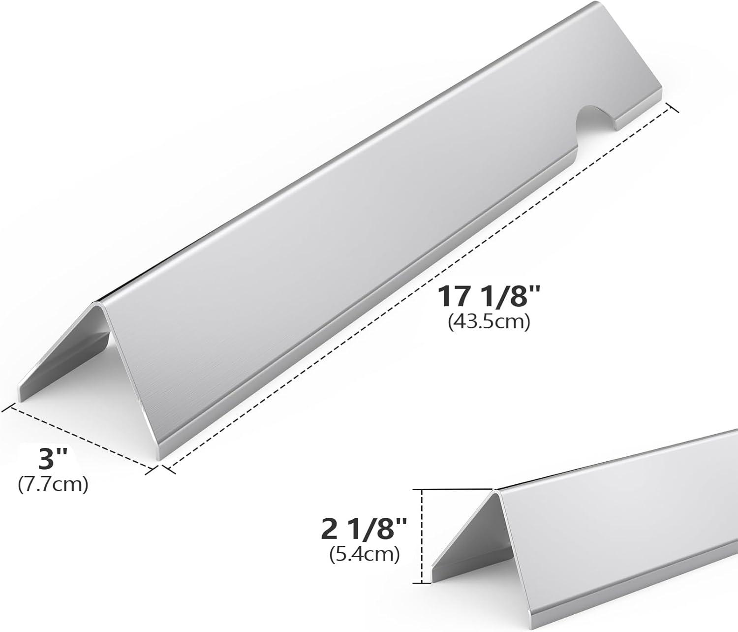 Stanbroil Flavorizer Bars for Weber Genesis II/LX 300 Series Grills, Genesis II E-310, II E-315, II E-335, II S-345, II LX 340 GS4 Grill Parts, 66795 66032 Porcelain Enameled Flavor Bars, 5 Pack(Stainless Steel)