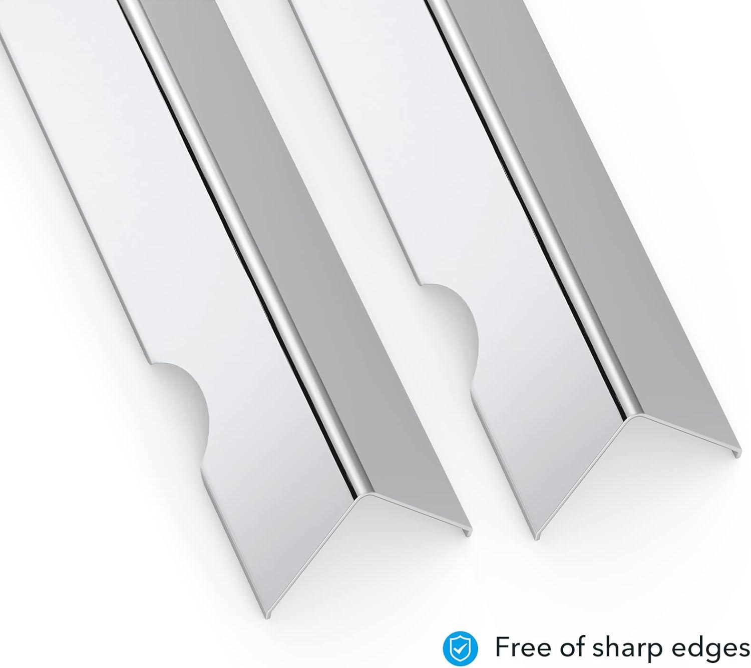 Stanbroil Flavorizer Bars for Weber Genesis II/LX 300 Series Grills, Genesis II E-310, II E-315, II E-335, II S-345, II LX 340 GS4 Grill Parts, 66795 66032 Porcelain Enameled Flavor Bars, 5 Pack(Stainless Steel)