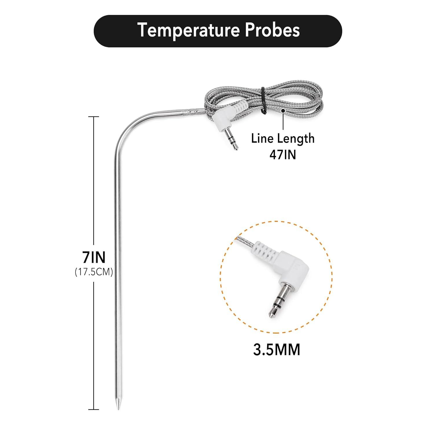 Stanbroil Controller Replacement for Traeger Pellet Grills, Upgraded Control Panel with 2 Pcs Meat Probes