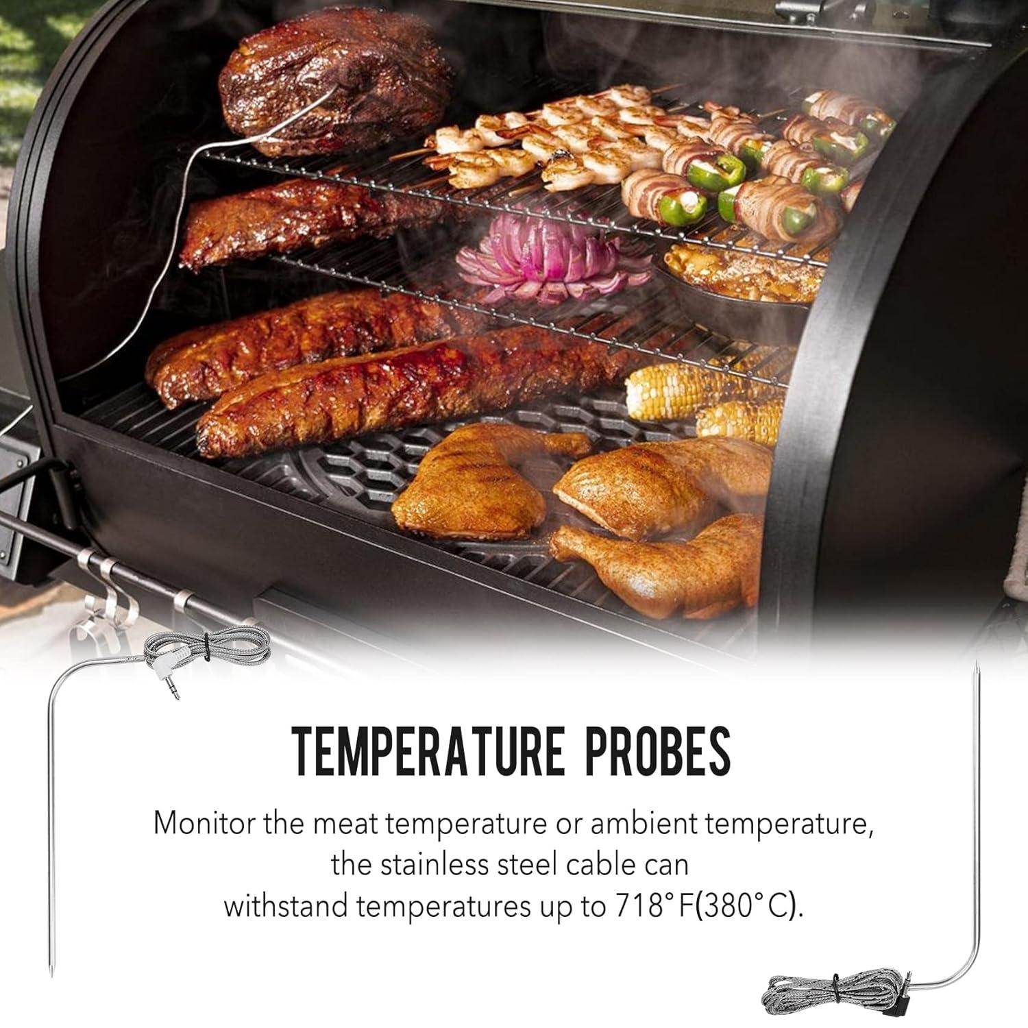 Stanbroil Controller Replacement for Traeger Pellet Grills, Upgraded Control Panel with 2 Pcs Meat Probes