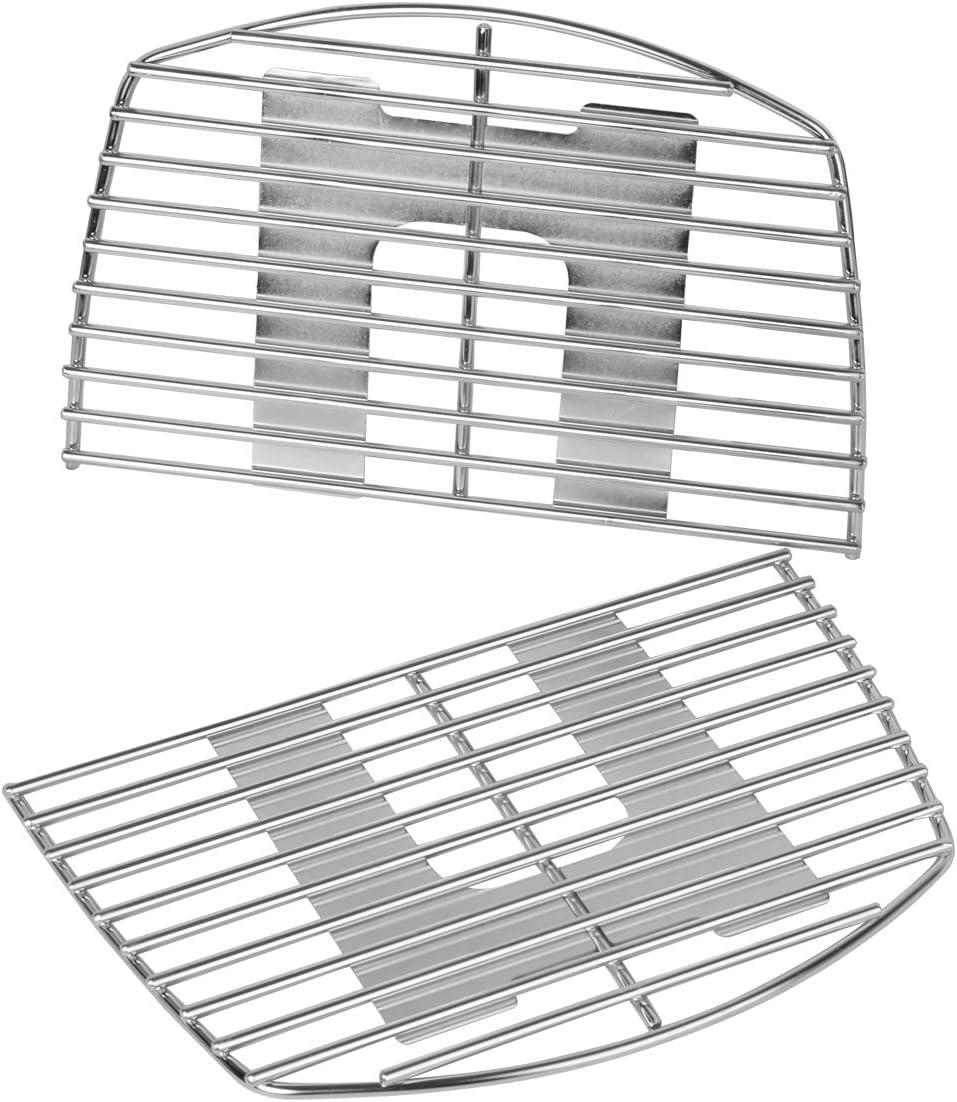 Stanbroil Solid Rod Stainless Steel Grill Cooking Grates for Weber Q300, Q320, Q3000, Q3100, Q3200 Series Gas Grill, Replacement Parts for Weber 7646(for Q100/Q1000 series)