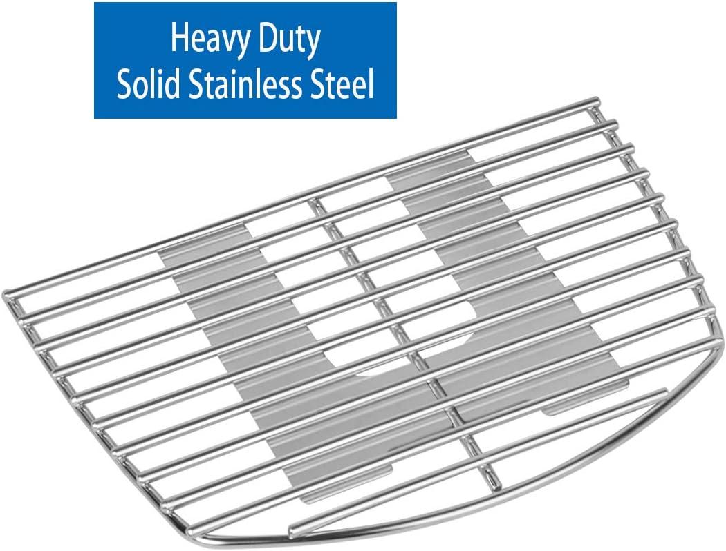 Stanbroil Solid Rod Stainless Steel Grill Cooking Grates for Weber Q300, Q320, Q3000, Q3100, Q3200 Series Gas Grill, Replacement Parts for Weber 7646(for Q100/Q1000 series)