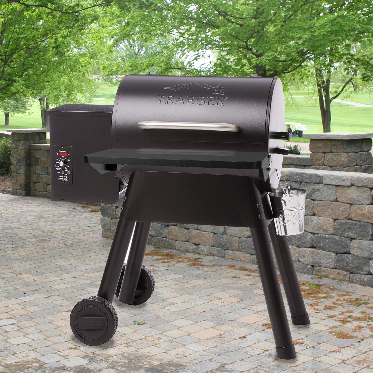 Stanbroil Folding Front Shelf for Traeger Pro 22, Pro 575 and Ironwood 650 Series, BAC362 Folding Shelf, Grill Accessories for Traeger Pellet Grills, 25″ L x 12″ W(23″)