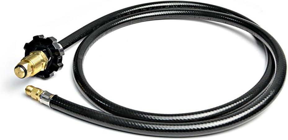Stanbroil Propane Brass 4 Port Tee kit with 5ft and 12ft Hoses Allows for Connection Between Auxiliary Propane Cylinder