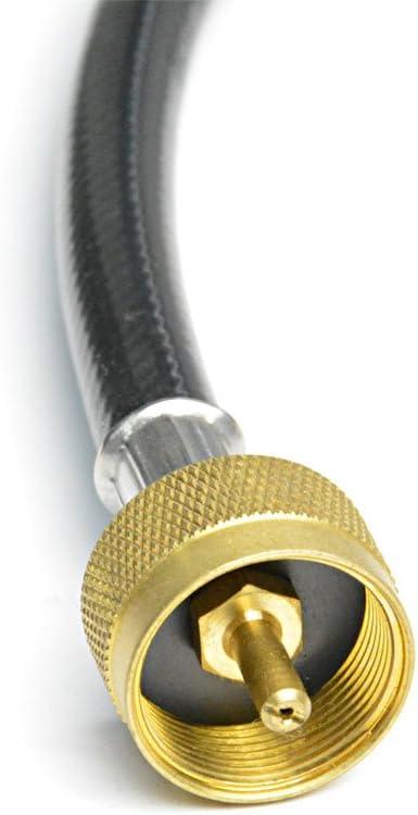 Stanbroil Propane Brass 4 Port Tee kit with 5ft and 12ft Hoses Allows for Connection Between Auxiliary Propane Cylinder