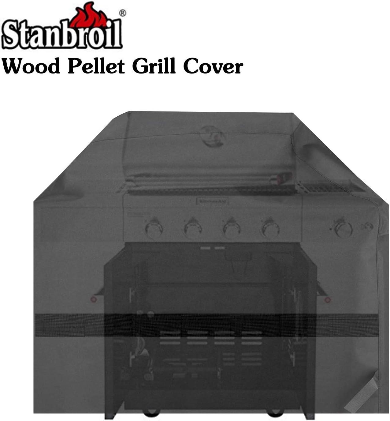Stanbroil 3-4 Burner Gas Grill Cover, Heavy Duty Waterproof Full Length BBQ Cover Compatible with Weber, Char-Broil, Nexgrill, Brinkmann and More, 56″ W x 23″ D x 48″ H