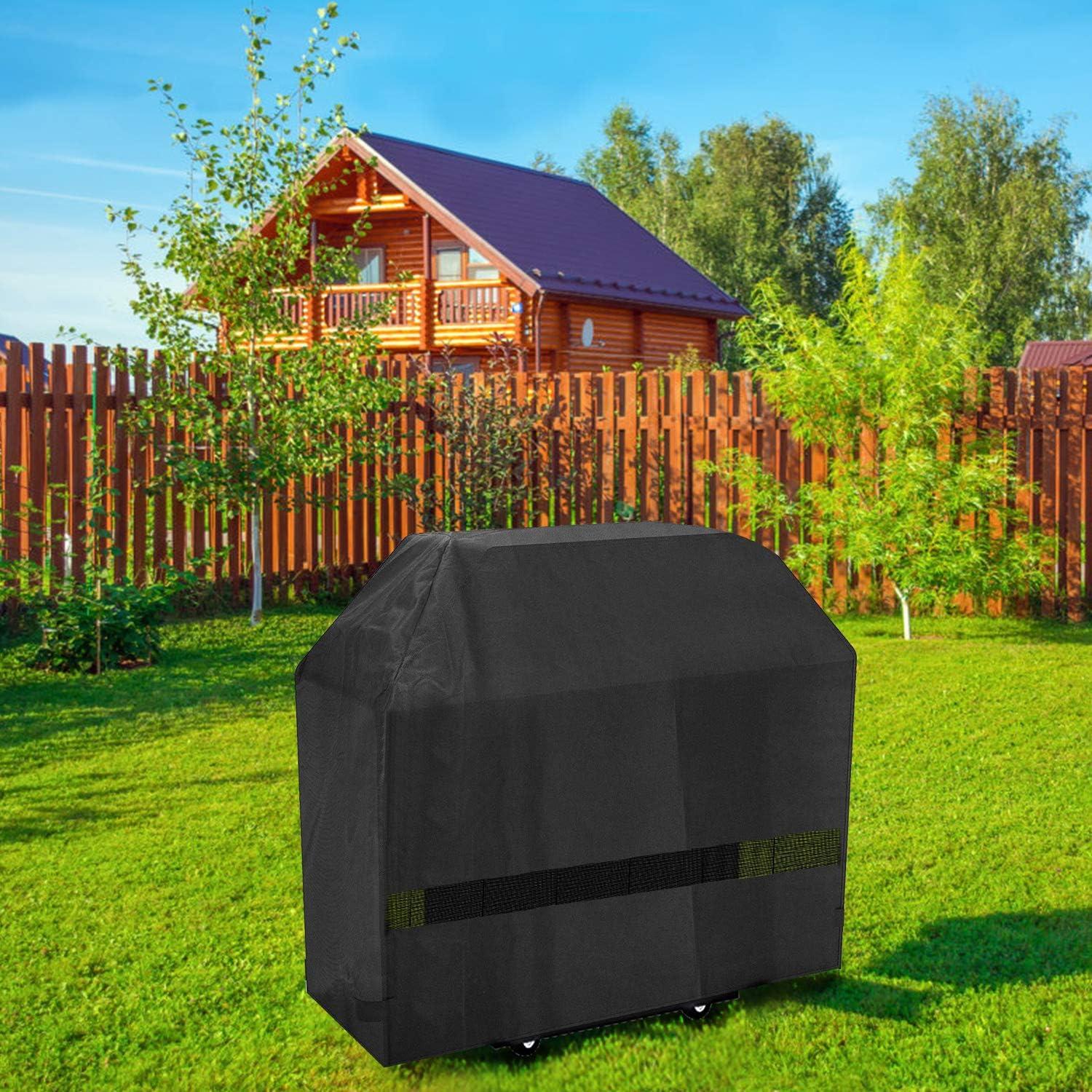Stanbroil 3-4 Burner Gas Grill Cover, Heavy Duty Waterproof Full Length BBQ Cover Compatible with Weber, Char-Broil, Nexgrill, Brinkmann and More, 56″ W x 23″ D x 48″ H