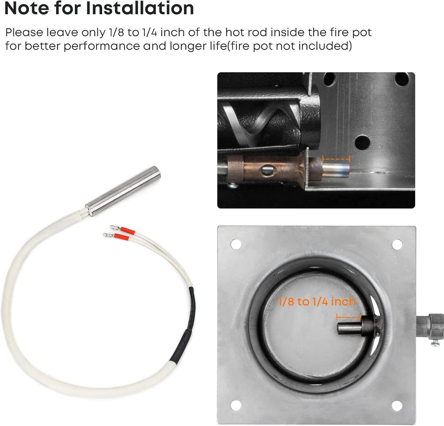 Stanbroil Grill Igniter Replacement for 110V Green Mountain Daniel Boone and Jim Bowie Pellet Grill
