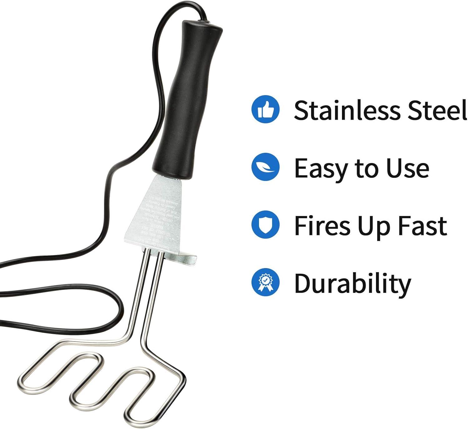 Stanbroil 600W Electric Charcoal Starter – BBQ Tool Replacement for Big Green Egg, Kamado Joe, Weber Kettle Grills/Charcoal Grills