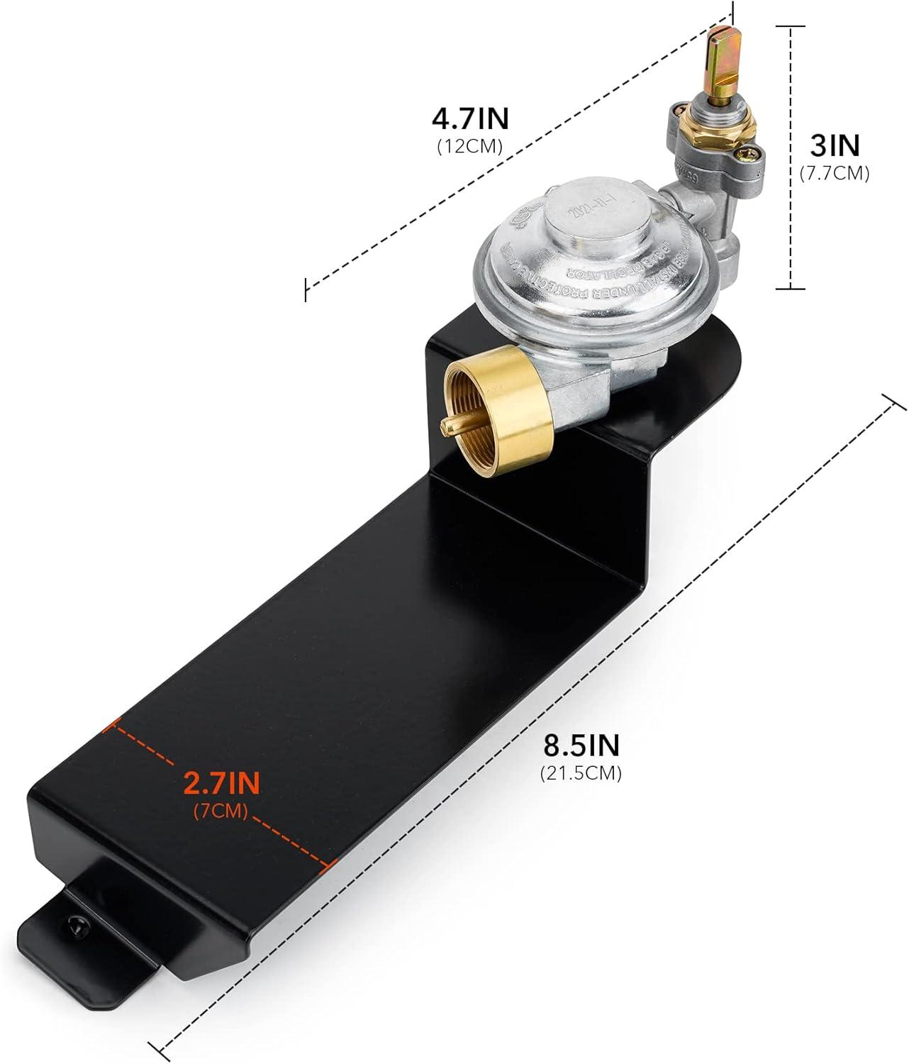 Stanbroil Gas Grill Valve Regulator for Weber Q100 and Q120 Series – Replacement Parts for Weber 80477(For Weber Q2000 and Q2200 series)