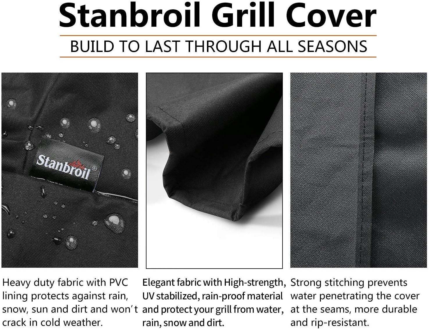 Stanbroil Gas Grill Cover Compatible with All Dyna Glo Premium 4 Burner Gas Grills, UV/Dust/Water Resistant, Replaceement for Dyna-Glo DG400C