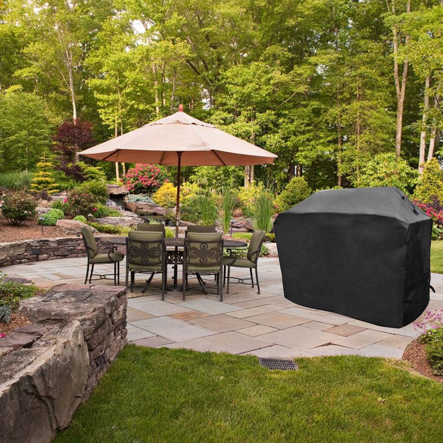 Stanbroil Gas Grill Cover Compatible with All Dyna Glo Premium 4 Burner Gas Grills, UV/Dust/Water Resistant, Replaceement for Dyna-Glo DG400C