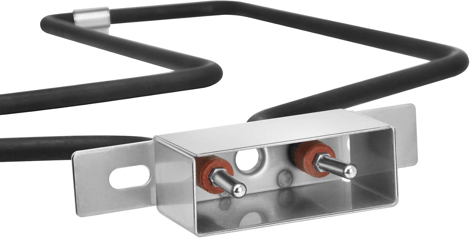 Stanbroil Replacement Part Electric Smoker and Grill Heating Element with Adjustable Thermostat Cord Controller for Most Smokers and Grills, 1500W