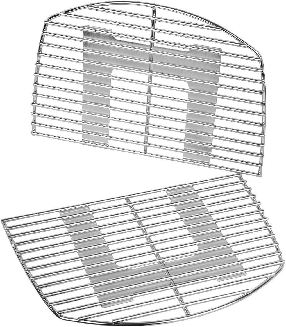 Stanbroil Solid Rod Stainless Steel Grill Cooking Grates for Weber Q300, Q320, Q3000, Q3100, Q3200 Series Gas Grill, Replacement Parts for Weber 7646(for Q200/Q2000 series)