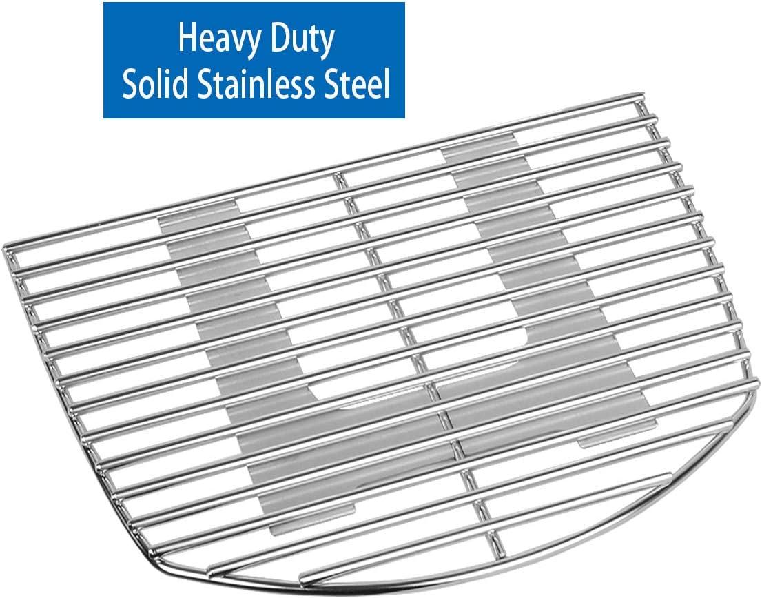 Stanbroil Solid Rod Stainless Steel Grill Cooking Grates for Weber Q300, Q320, Q3000, Q3100, Q3200 Series Gas Grill, Replacement Parts for Weber 7646(for Q200/Q2000 series)