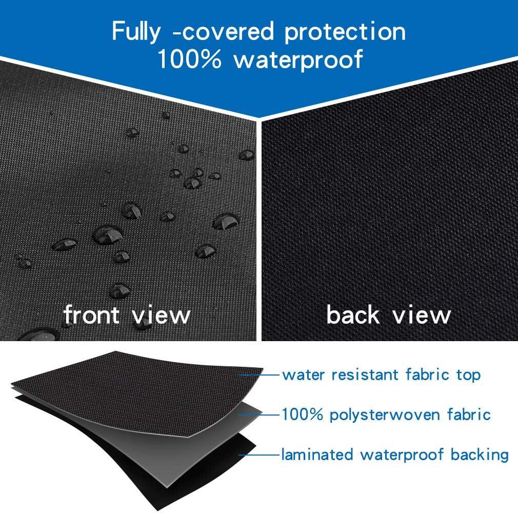 Stanbroil 36 inch Griddle Cover for Blackstone 4 Burner Grills, 600D Heavy Duty Waterproof Canvas Flat Top Gas Grill Cover for Blackstone 36″ Griddle Cooking Station(36 Inch)