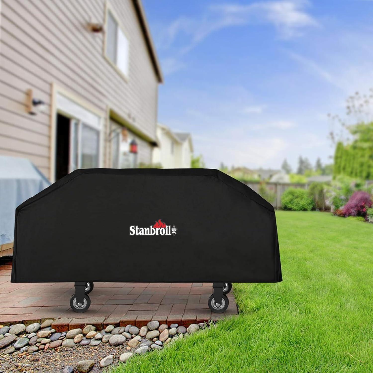 Stanbroil 36 inch Griddle Cover for Blackstone 4 Burner Grills, 600D Heavy Duty Waterproof Canvas Flat Top Gas Grill Cover for Blackstone 36″ Griddle Cooking Station(36 Inch)