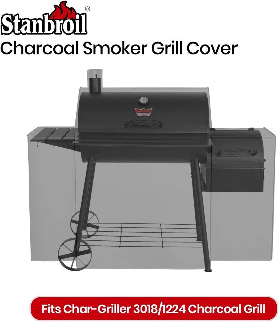 Stanbroil Grill Cover 8080 Replacement for Char-Griller Triple Play 93560 and Duo 5050 Double Play 5650 with Side Fire Box(Large)