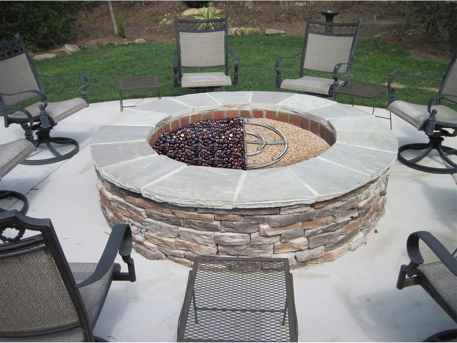 Stanbroil Silica Sand for Fire Pit Fireplace and Base Layer Decoration – 10-Pound Heatproof and Fire Proof Fire Sand for Use Under Gas Logs, Lava Rock or Fire Glass(0.03″-0.06″)