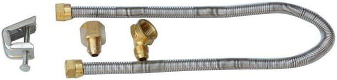 Stanbroil Stainless Steel Natural Gas Fireplace Triple Flame Pan Burner Kit, 28.5-inch(Alloy Steel)