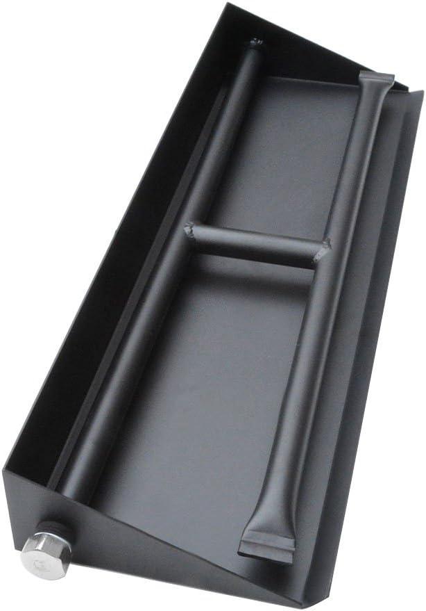 Stanbroil 26.5 Dual Fireplace Burner and Pan, Black Steel(Powder Coated Steel)