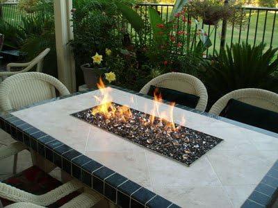 Stanbroil Rectangular Stainless Steel H-Burner for Fireplace or Fire Pit, 36 x 6 Inches(30-Inch)