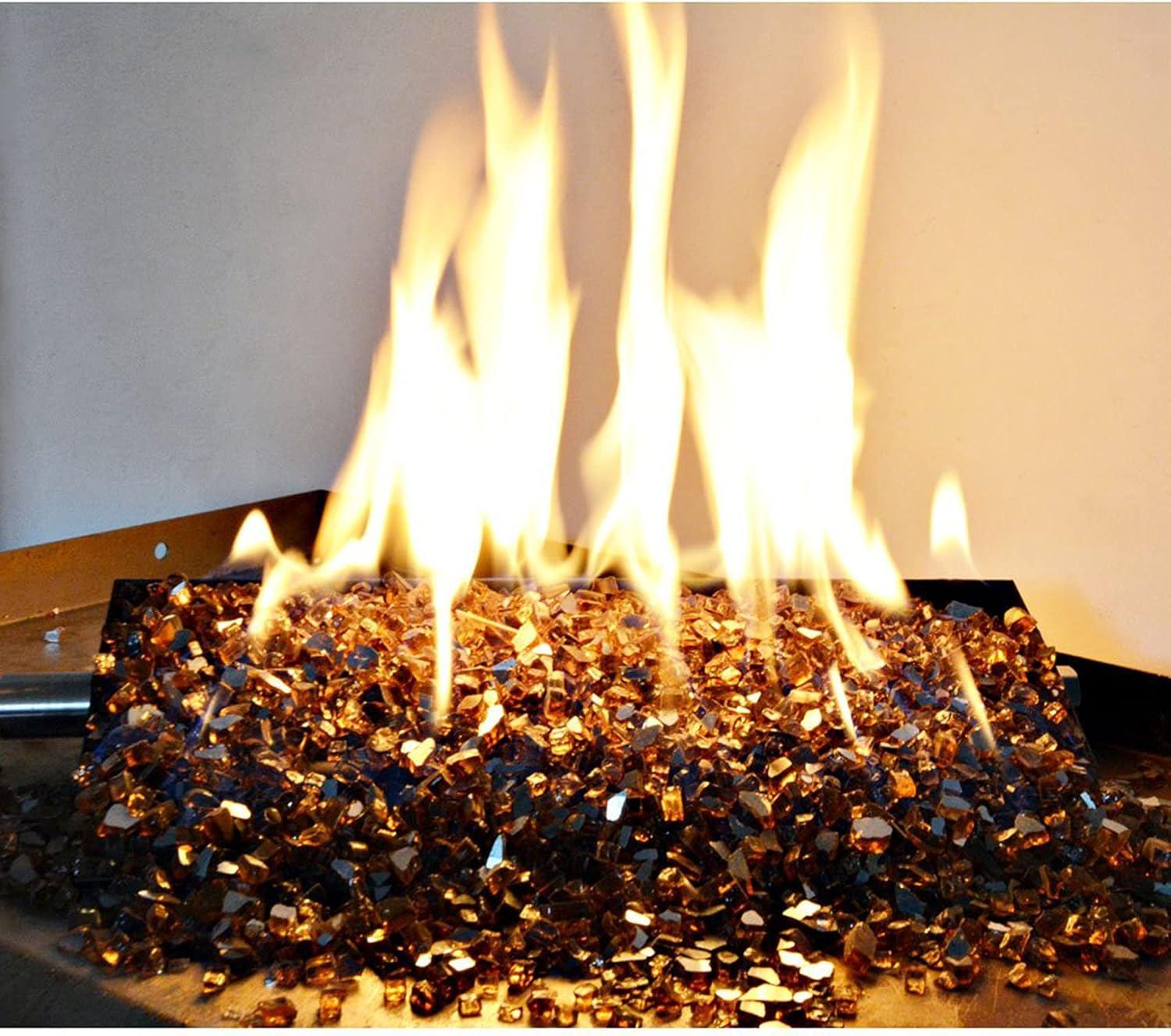 Stanbroil 26.5 Dual Fireplace Burner and Pan, Black Steel(Stainless Steel)