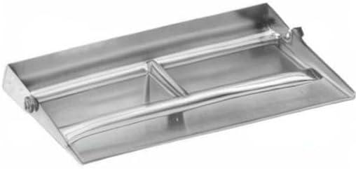 Stanbroil 26.5 Dual Fireplace Burner and Pan, Black Steel(Stainless Steel)