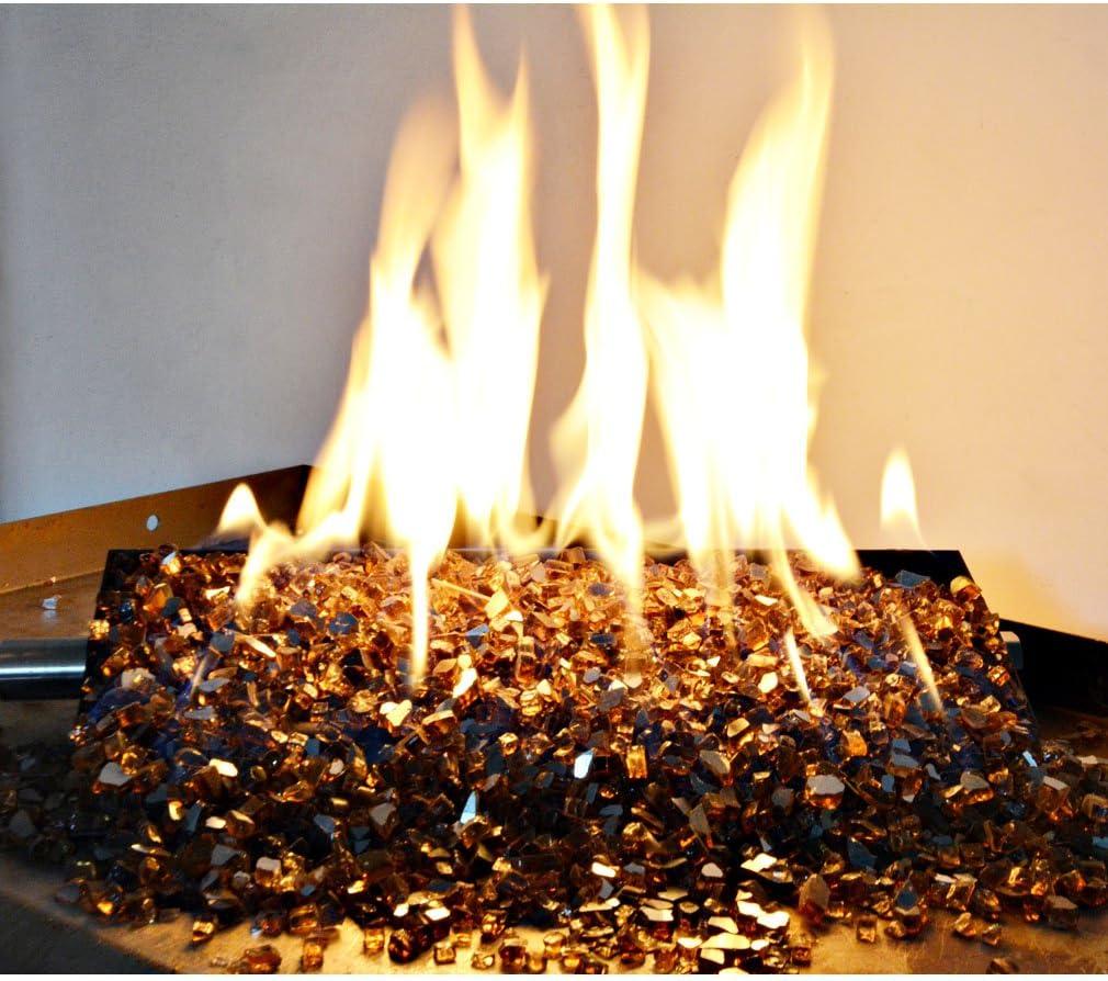 Stanbroil 26.5 Dual Fireplace Burner and Pan, Black Steel(Stainless Steel)