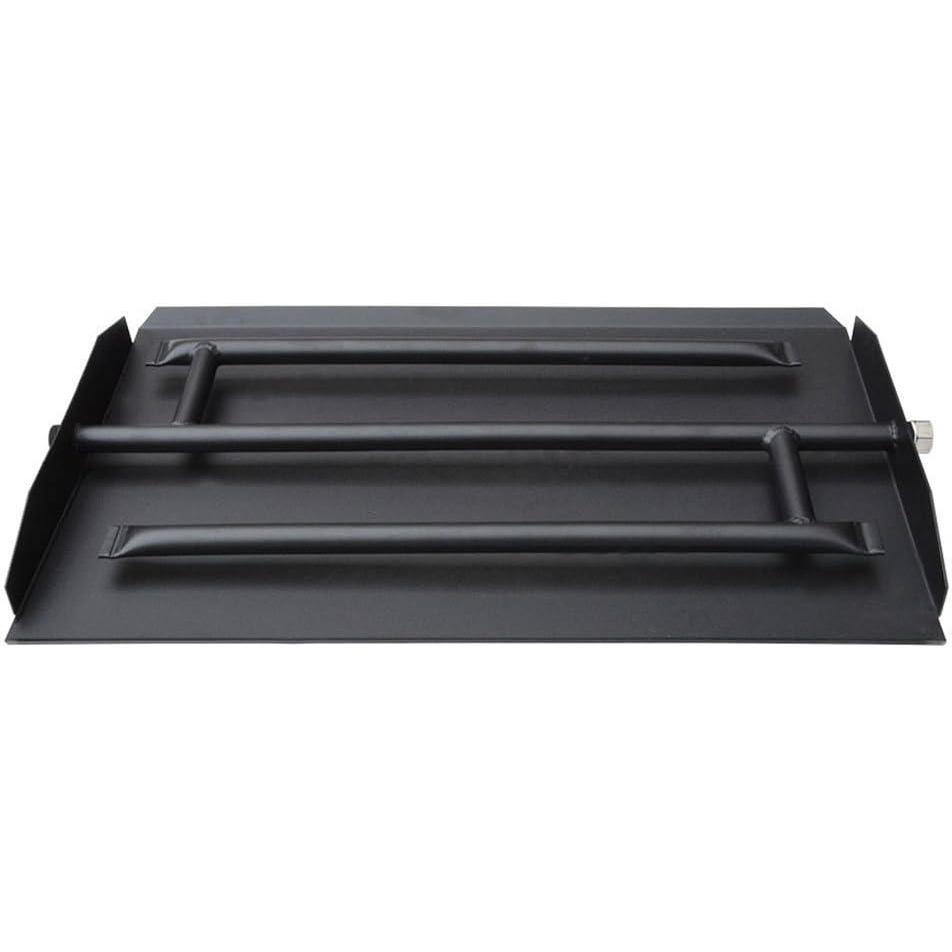 Stanbroil Stainless Steel Triple Flat Fireplace Burner Pan, 16.5 Inches(Powder Coated Steel)