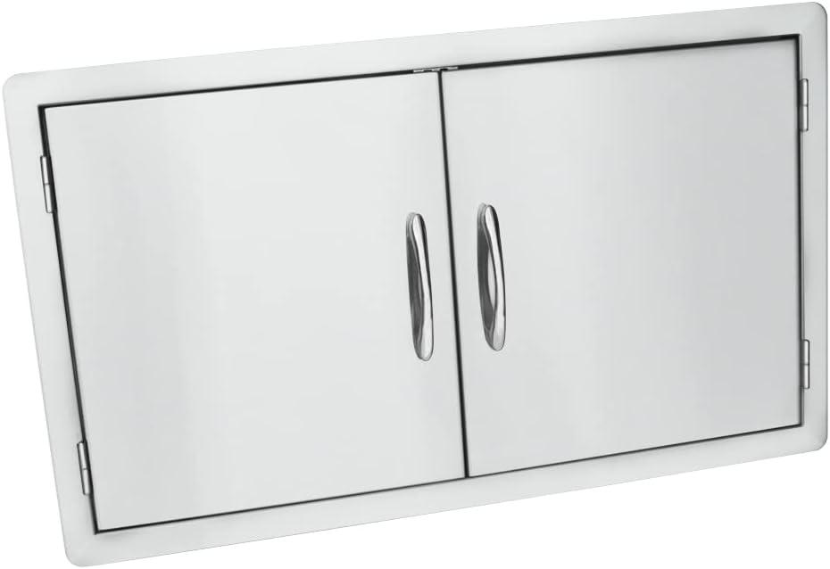 Stanbroil Outdoor Kitchen Stainless Steel Double Access Door, 36 Inches(Double Door  36 Inch)