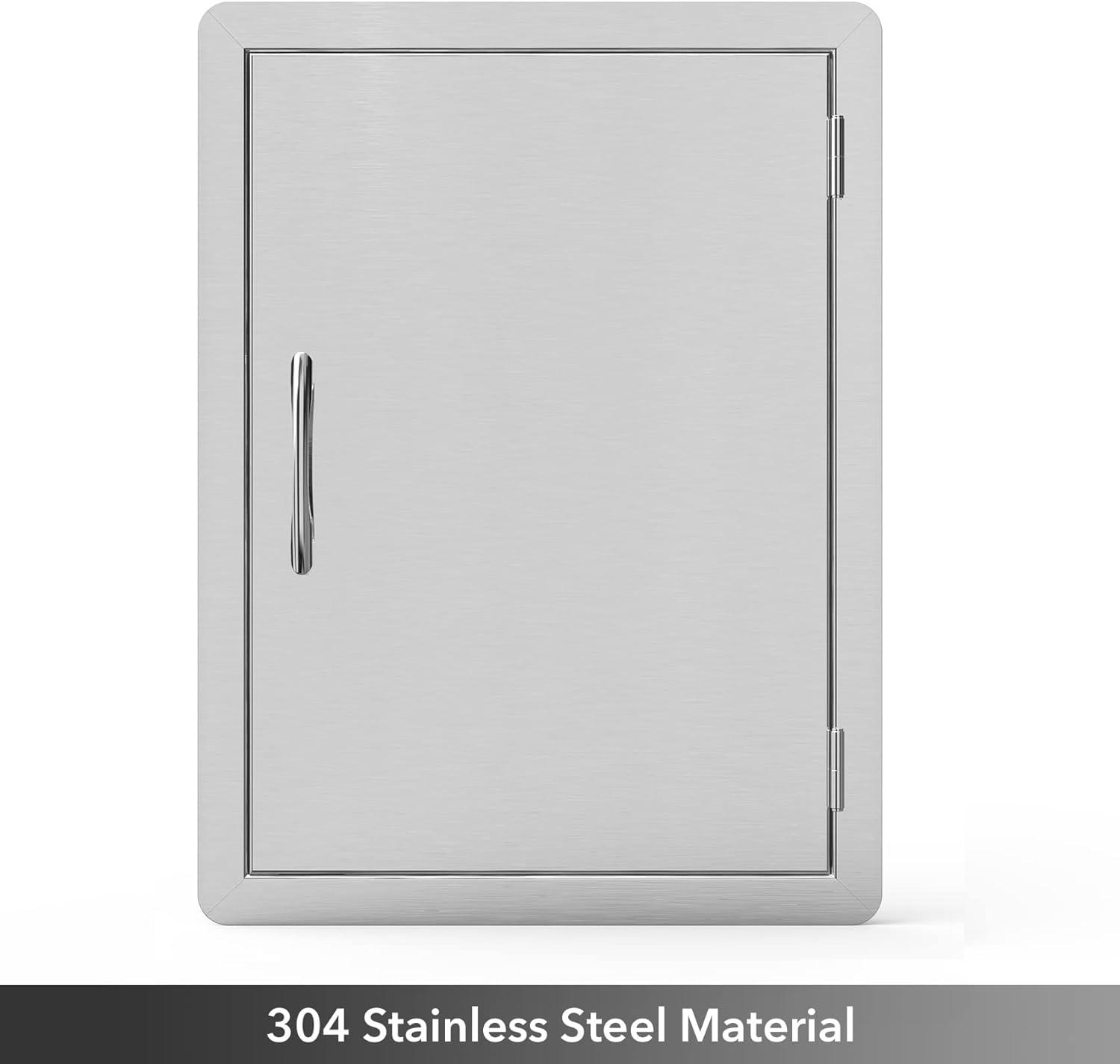 Stanbroil Stainless Steel Single Vertical Access Door, 17 1/4-Inch by 24 1/4-Inch(14 1/4 W x 20 1/4 H in.)