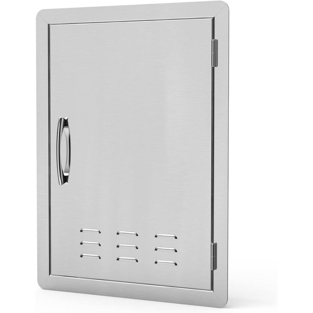 Stanbroil Stainless Steel Single Vertical Access Door with Vents, 17 1/4-Inch by 24 1/4-Inch